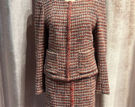 chanel tweed 1926|vintage Chanel tweed suit.